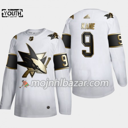 Dresovi San Jose Sharks Evander Kane 9 Adidas 2019-2020 Golden Edition Bijela Authentic - Dječji